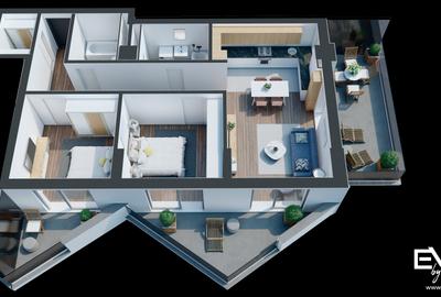 AP. 3 CAMERE | 3 TERASE | 115 MP | SHOPPING CITY SIBIU | Evolution Apartments - 7