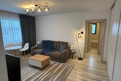 Apartament cu 2 camere semidecomandat, mobilat în Băneasa
