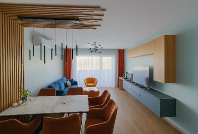 3 camere bloc Mon Jardin, 74 mp, mobilat modern, smart home, parcare subterană - 2