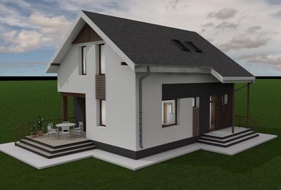 Casă individuală cu 4 camere în Bod