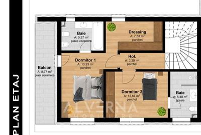 COMISION 0% | Casa Duplex | 161mp + gradina 110mp | Tauti - Floresti - 7