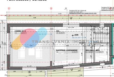 Casă cuplată, 122 mp utili+curte privată 600 mp | Demisol + Parter | Semifinisat - 7