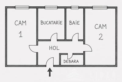 Apartament 2 camere decomandat, vanzare zona Centrala,Cluj - 1