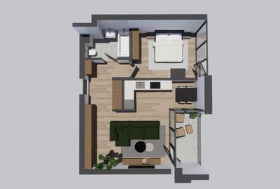 Alenia Botanic Park - Apartament cu 2 camere , la etajul 5 - 3
