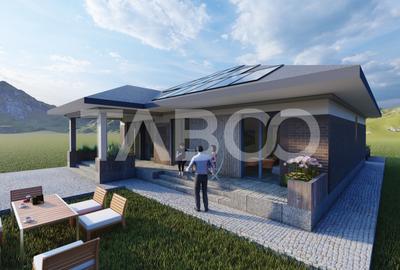 Casa de vanzare cu 3 camere   Sura Mica Sibiu 500 mp teren - 1