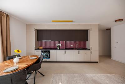 Apartament 2 camere, mobilat si utilat, terasa 12,8 mp | Comision 0 - 5