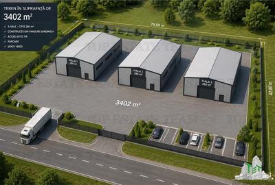 Spațiu industrial, de 280 mp, în Exterior Nord