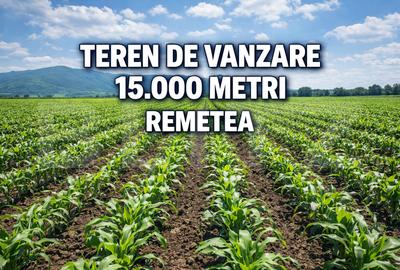 Teren agricol extravilan de 15000 mp, în Remetea Mare