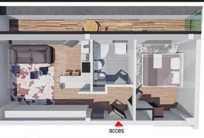 Apartament cu 2 camere semidecomandat în Dâmbul Rotund