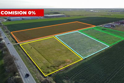 Exterior N - Parcela Verde - PUZ industrial - utilit. complete - Comision 0 % - 1