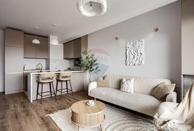 Apartament cu 2 camere semidecomandat, mobilat în UTA