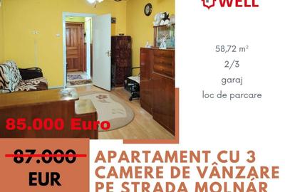 Apartament cu 3 camere de vânzare în Târgu Secuiesc, pe strada Molnár Józsiás! - 1