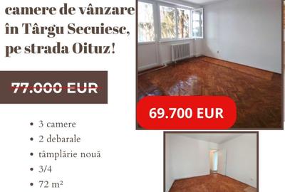 Apartament cu 3 camere de vânzare în Târgu Secuiesc, pe strada Oituz! - 1