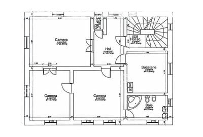 Spatiu de birouri complet renovat cu 3 camere si 2 bai zona centrala - 5