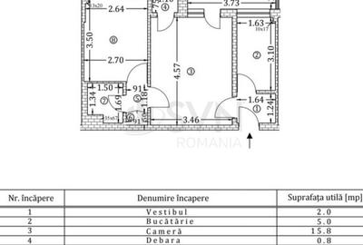 REA1027718 Apartament 2 Camere l Piata Romana l Renovat - 9
