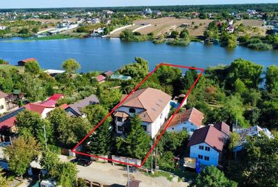 Vila individuala P+1+M cu deschidere la Lacul Snagov, piscina, sauna, ponton ! - 1