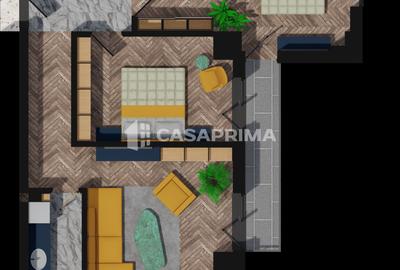 Pacurari-Alpha Bank , 3 camere,2 bai, decomandat , TE MUTI-Finalizat! - 2