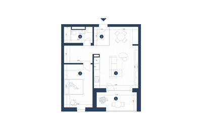Apartament cu 2 camere în zona Confecții - 3
