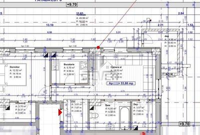 Apartament cu 2 camere dec.+terasa de 50 mp+boxa 5 mp.PRET REDUS! - 5