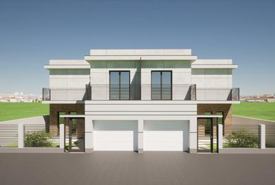 Casă duplex cu arhitectură modernă – 159 mp utili + 50 mp terase, 2 fronturi - 20
