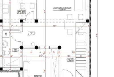 Duplex 4 camere Giroc. Terasa 17mp. Bucatarie inchisa. - 4