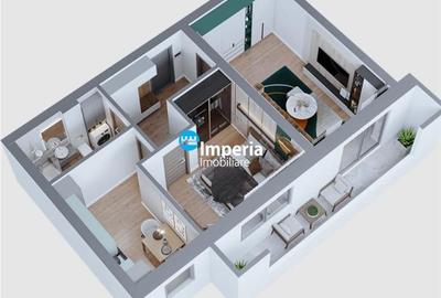 Apartament 2 camere decomandat - Bld. Poitiers - 2