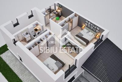 Duplex modern cu 4 camere, 102 mp – oază de liniște aproape de orașul Sibiu - 5