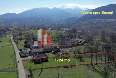 Teren  1.742 mp Bran Predeluț  | utilități | 21 m front stradal - 1