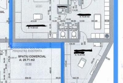 Spațiu comercial, 55 mp în Central