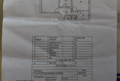 SPITALULUI- 2 CAMERE DECOMANDAT ,SUPRAFATA 54 mp - 8