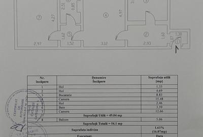 - Apartament 2 camere 54mp confort 1, zona Hipodrom, mobilat utilat - 2