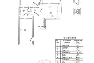 Apartament 2 camere la demisol | Strada Constantin Coandă | Piața Victoriei - 9