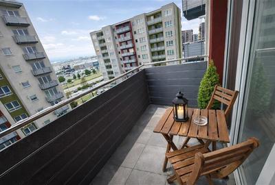 Eleganta garsoniera, decomandata, mobilata, terasa, boxa, parcare, Avantgarden, - 3