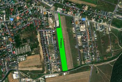 Teren intravilan 31668mp,acces din DJ -str 23 august - 3