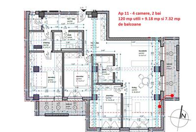 Dâmbovița-Șagului | Bloc Nou | 2, 3 și 4 Camere | Penthouse | Parcare subterana - 4