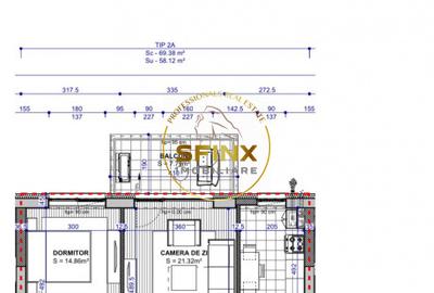 Apartament 2 camere | 58 mp | 2 parcări | Tunari – Complex Sun Light - 2