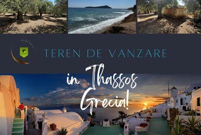 Teren intravilan pe insula Thassos, aproape de plaja salbatica - 1