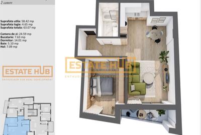 2 camere premium Paris-0%comision-De la Dezvoltator - 4