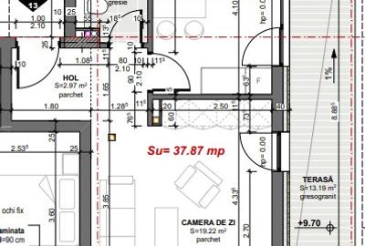 2 camere, 37mp  – partial finisat, perfect de amenajat - 6