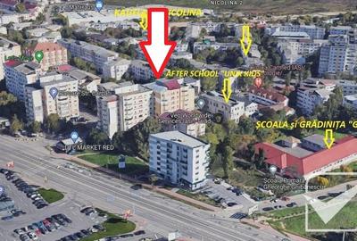 Apartament cu 3 camere decomandat, mobilat în Nicolina