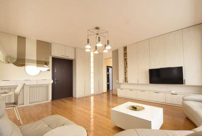 Apartament cu 3 camere semidecomandat, mobilat în Herăstrău