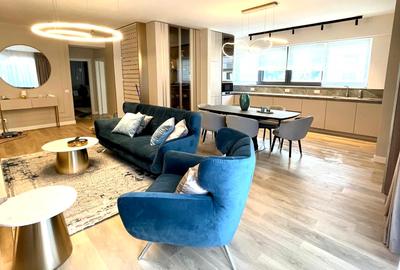 Apartament cu 3 camere decomandat, mobilat în Herăstrău