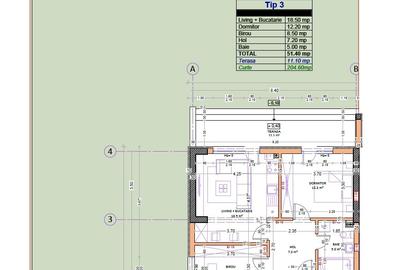 3 camere open-space si curte proprie 205 mp - Metrou Berceni, Bloc Nou - 2