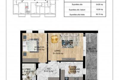 2 Camere Zona Linistita - 3
