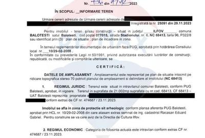 Teren Intravilan de vanzare 21000 mp Balotesti Soseaua Unirii - 4