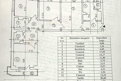 Vanzare ap. 4 cam, et 5/10, bloc 1978, centrala, zona Metrou Ctin Georgian - 16