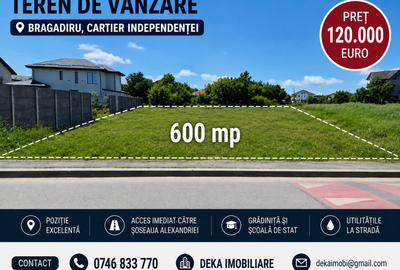 Teren 600 mp , Bragadiru, Jud. Ilfov! - 1