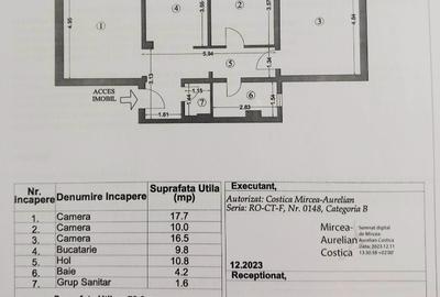 Proprietar, vând apartament 3cam Dacia - 2