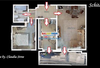 INCHIRIERE APARTAMENT 2 CAMERE PIPERA PORCHE - 6