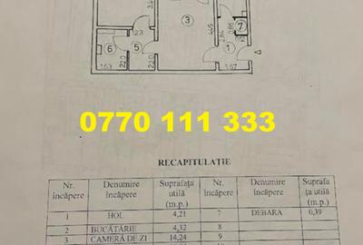 Apartament 2 camere cf. 2, in apropiere de C. Galati. - 1